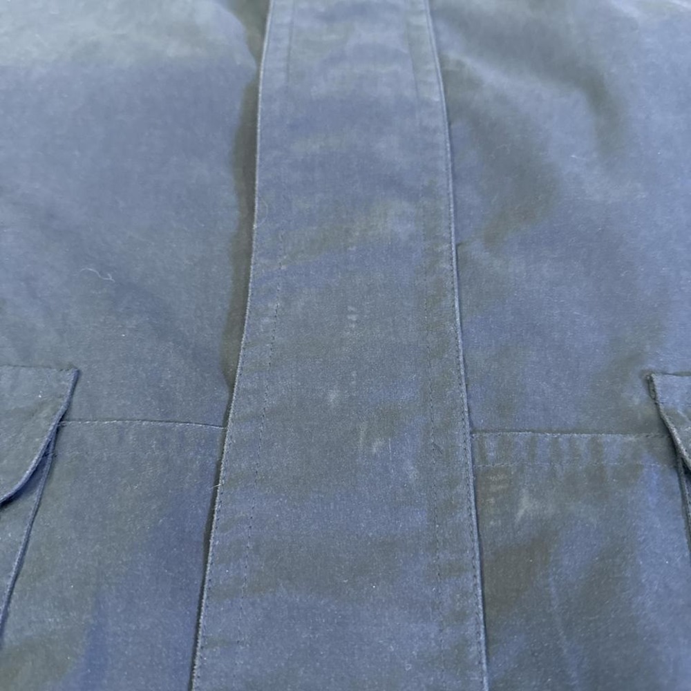 RainForest Navy Jacket Olive Collar Men's XL Outdoor Casual Layer - Picture 8 of 8